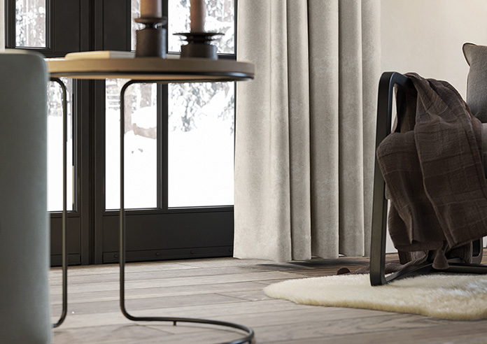 Florence Faux Suede, Taupe Brown - Made to Measure Curtains - Image 5